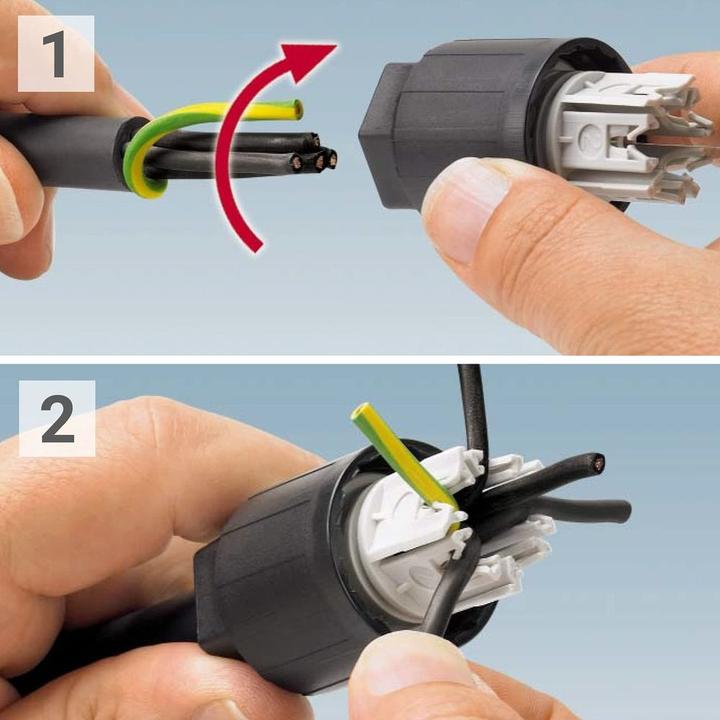 Produktbild Phoenix Contact Storenstecker QPD STAK 3 L+PE, 1.5 mm², Schwarz