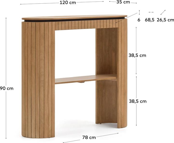 Actual product image Kave Home Licia (35 x 120 cm)