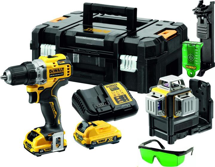 DeWalt COMBO SET 12V DCE089G + DCD701 DCK212D2T (12 V)