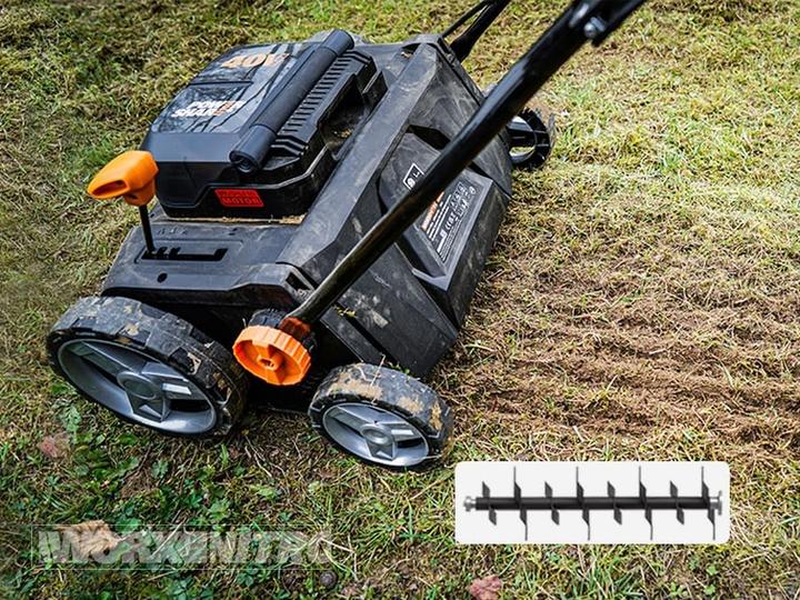 Produktbild Worx Vertikutierer & Rasenlüfter WG855E.9
