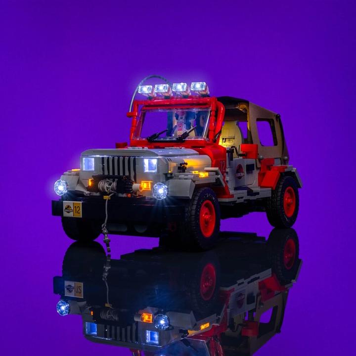 Produktbild Light my bricks LMB 2.0 LED Licht Set für LEGO® 77984 Jurassic Park - Jeep Wrangler