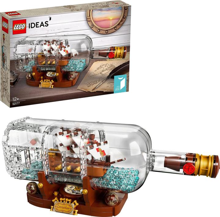 Produktbild LEGO Schiff in der Flasche (92177, LEGO Ideas)