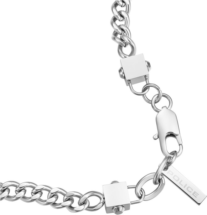 Actual product image Police Chained Necklace (Metal, 70 cm)