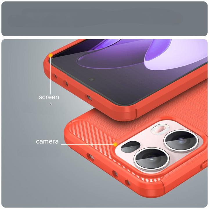 Produktbild Cover-Discount OPPO Reno13 Pro 5G - Metall Carbon Look Hülle