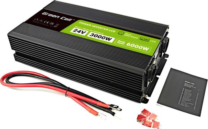 Actual product image GreenCell Przetwornica LCD /6000W Czysty sinus z wywietlaczem