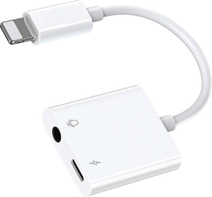 Joyroom Audio Adapter Lightning / 3.5 mm S - Y105 (white) (Lightning, 3.5mm Klinke)