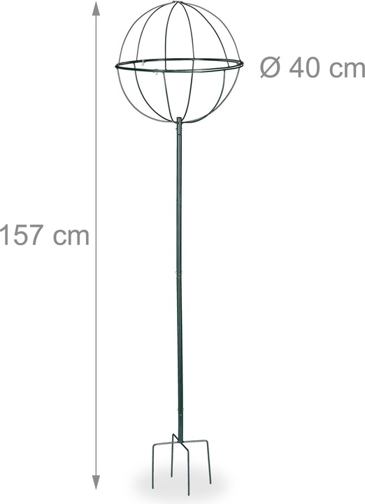 Immagine prodotto Relaxdays Set da graticolati con estremità a sfera (40 cm, 40 cm)