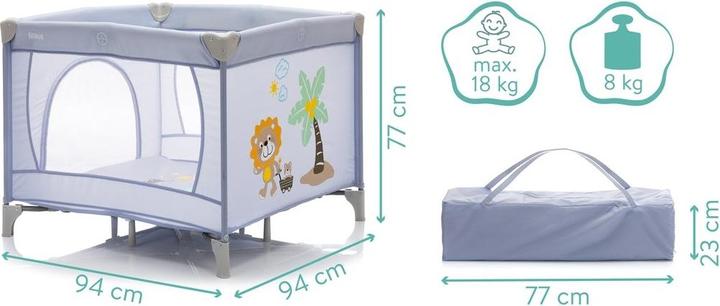 Actual product image Fillikid Playpen (94 cm, 94 cm)