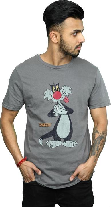 Immagine prodotto Looney Tunes Sylvester Distressed Maglietta Uomo (XXL)