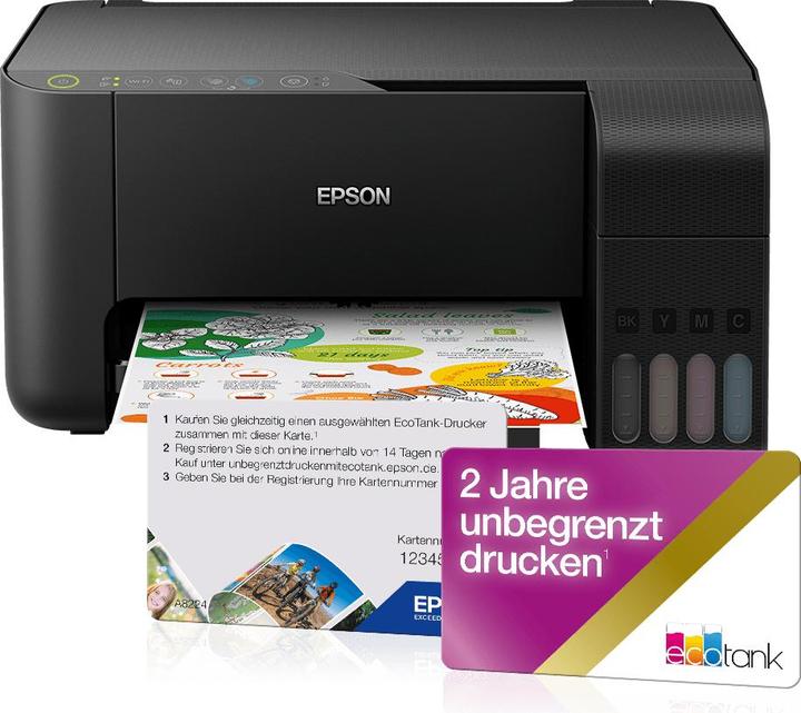 Image du produit Epson ET-2710 EcoTank Unlimited (Réservoir d'encre, Couleur)