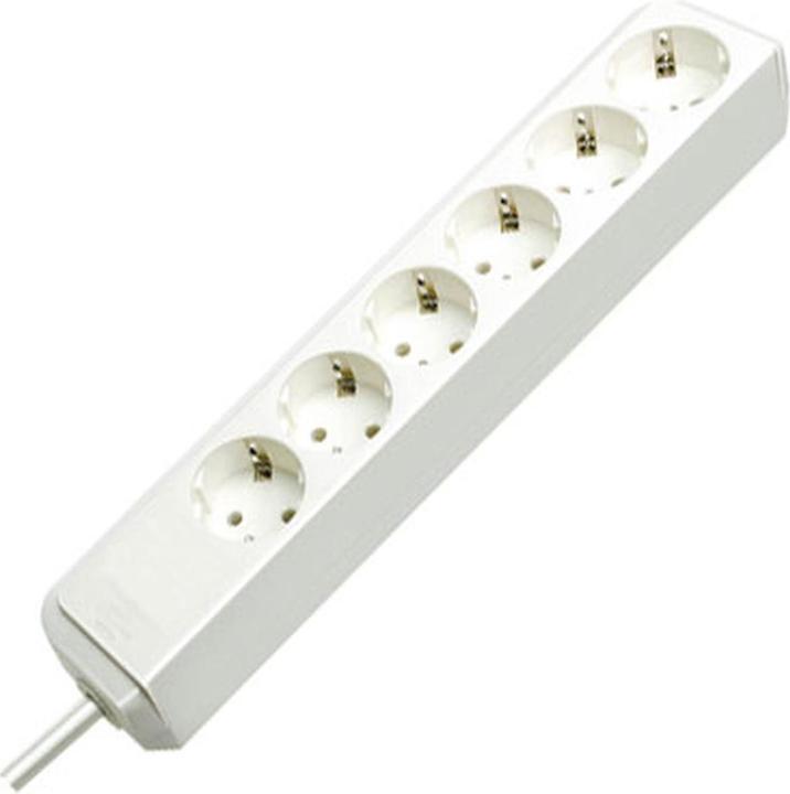 Actual product image Monacor socket strip (6x, CEE 7/3, 1.50 m)