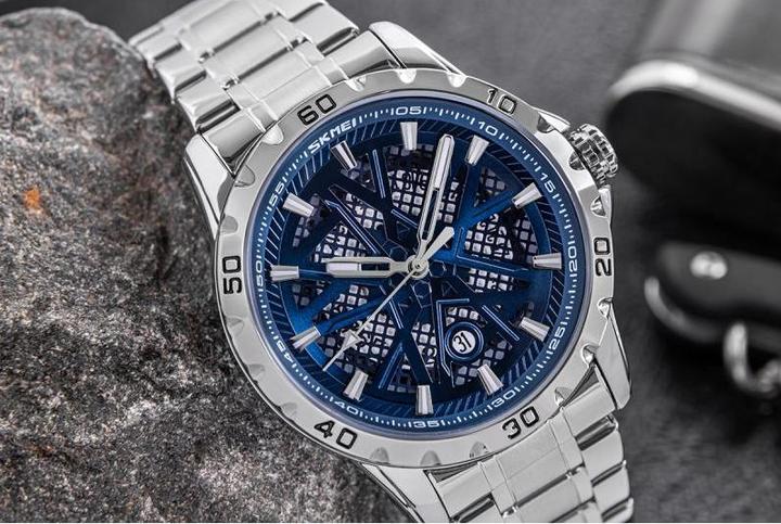 Image du produit Skmei 9337BU Herrenuhr + BOX (Montre analogique, 43 mm)