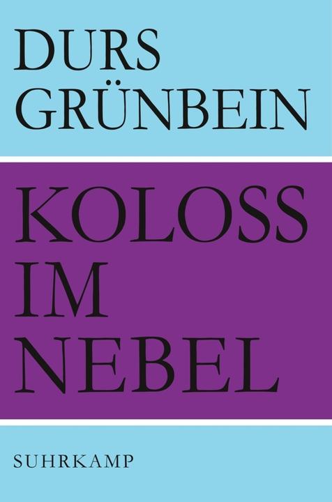 Produktbild Koloss im Nebel (Deutsch, Durs Grünbein, 2012)