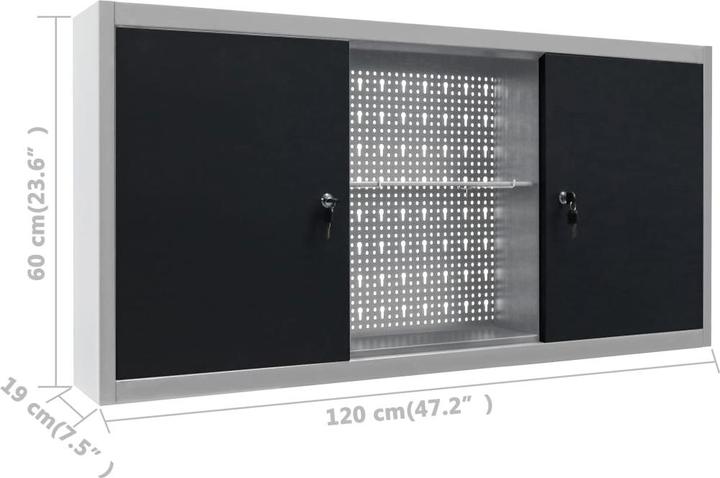 Produktbild vidaXL Werkzeugschrank (120 cm, 60 cm)