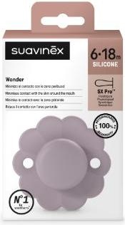 Image du produit Suavinex Sucette réversible SX Pro miracle 6-18M mauve (6 - 18 M.)