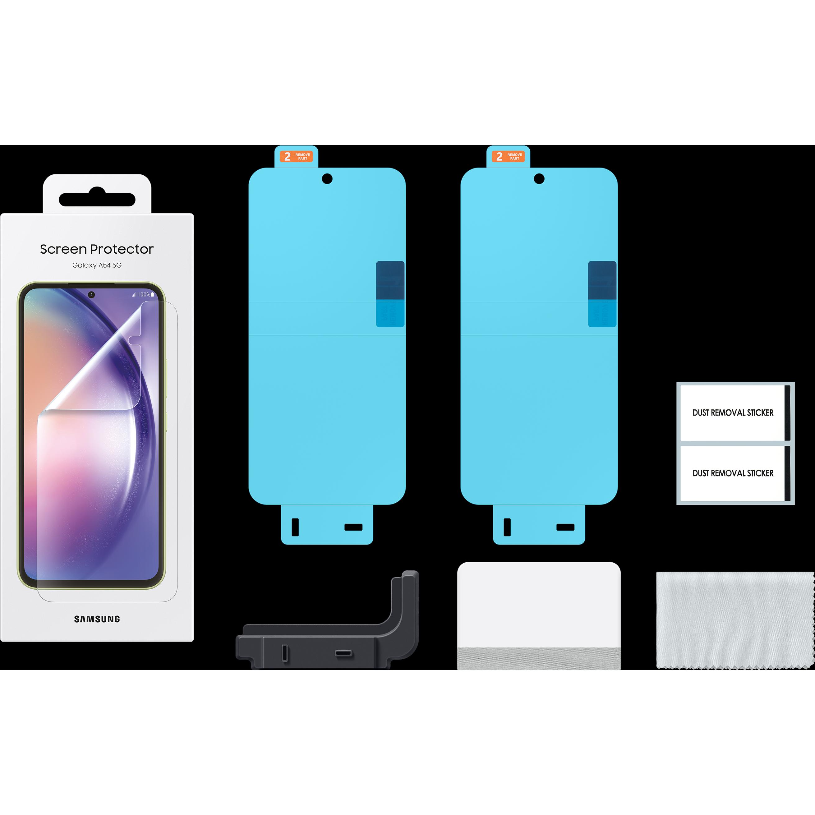 Thumbnail - Samsung Screen Protector (2 Stück, Samsung Galaxy A54 5G), Smartphone Schutzfolie, Transparent