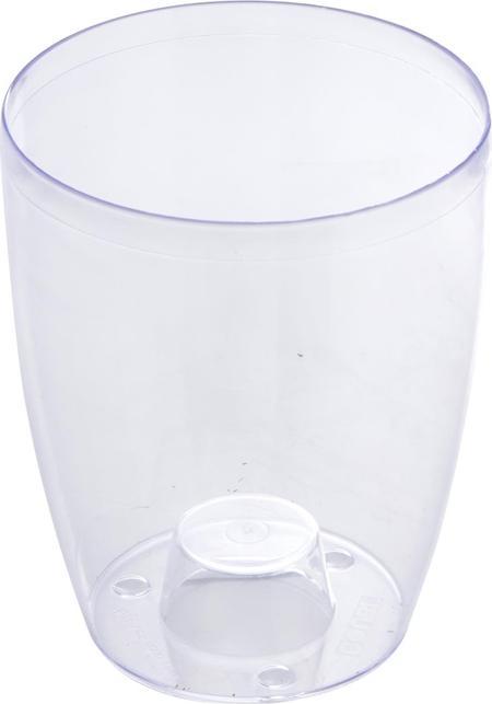 Prosperplast Flowerpot DUOW130P, Ø 13 cm, transparent (13 x 16 cm)