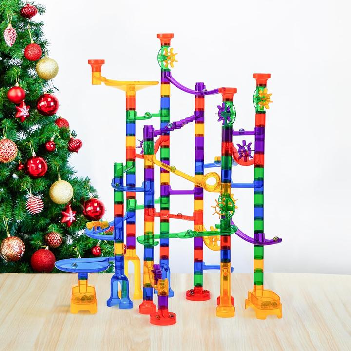Actual product image Joyin 170 piece multicolor marble run