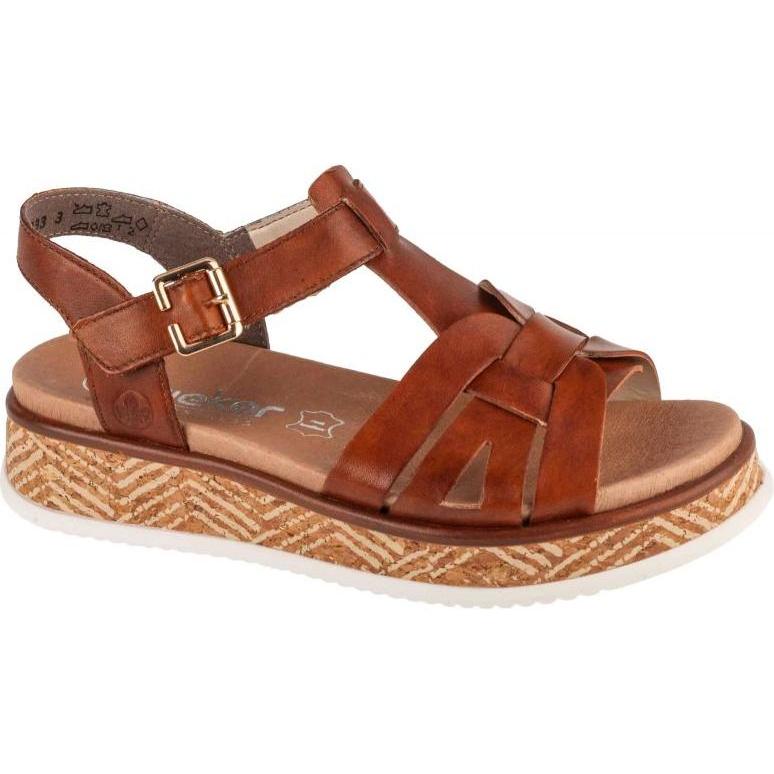 Rieker Donna Marrone Donne, Sandali + Ciabatte, Sandalen, (36)