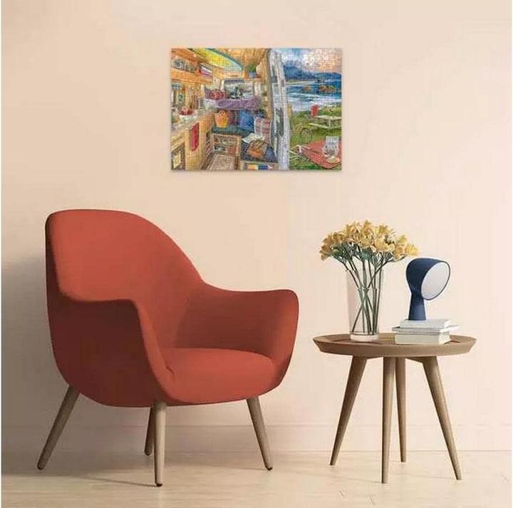 Produktbild Ravensburger Puzzle Blick aus dem Wohnwagen XXL 500 Teile (500 Teile)