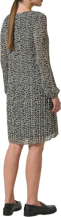 Produktbild Comma Kleid Plissiertes Chiffon-Kleid mit Leo-Print (38)