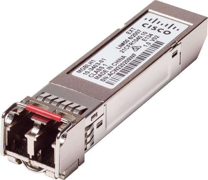 Actual product image Cisco MGBLH1 Gigabit Ethernet LH Mini-GBIC SFP