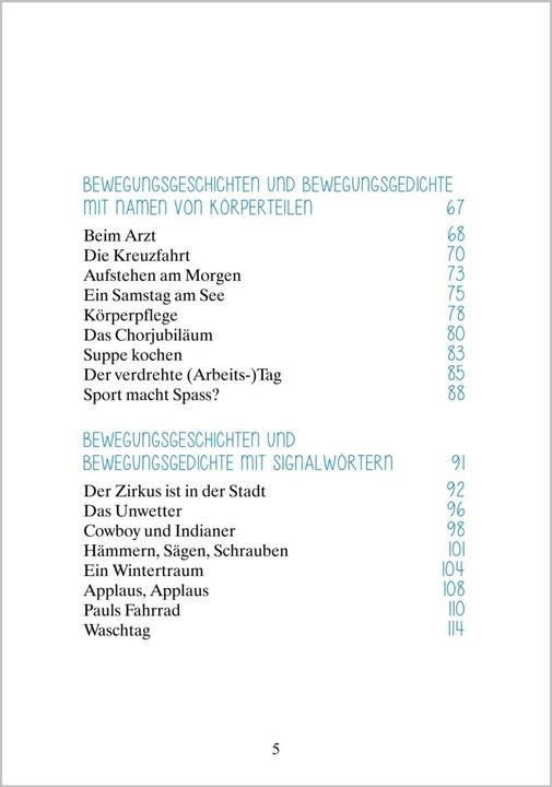 Produktbild Bewegungsgeschichten für Senioren (Deutsch, Annika Schneider, Natali Mallek, 2022)