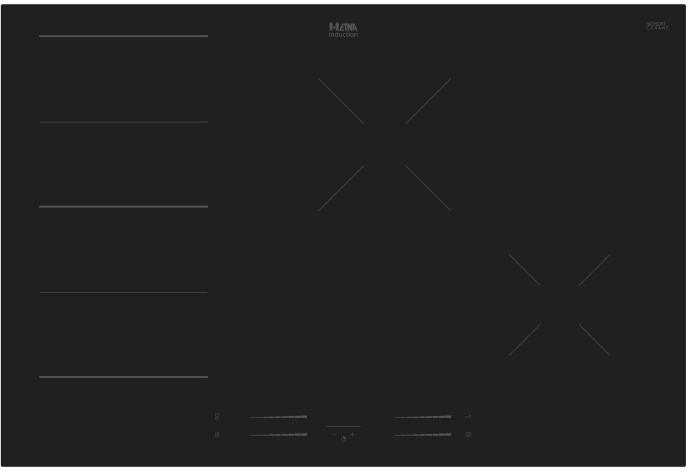 Image du produit Etna KIF577ZT (77 cm, Table de cuisson à induction)