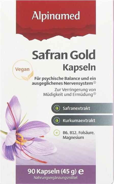 Image du produit Alpinamed Or safrané (90 pièce(s), Capsules, 88 g)