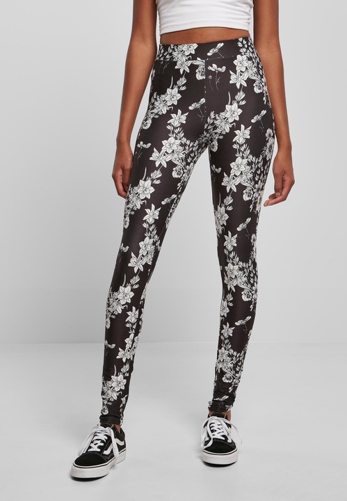 Actual product image Urban Classics Ladies Soft AOP Leggings (L)