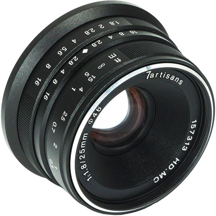 Image du produit 7artisans 25mm F1.8 EF-M (Canon EF-M, APS-C / DX)