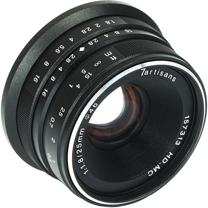 7artisans 25mm F1.8 EF-M (Canon EF-M, APS-C / DX)
