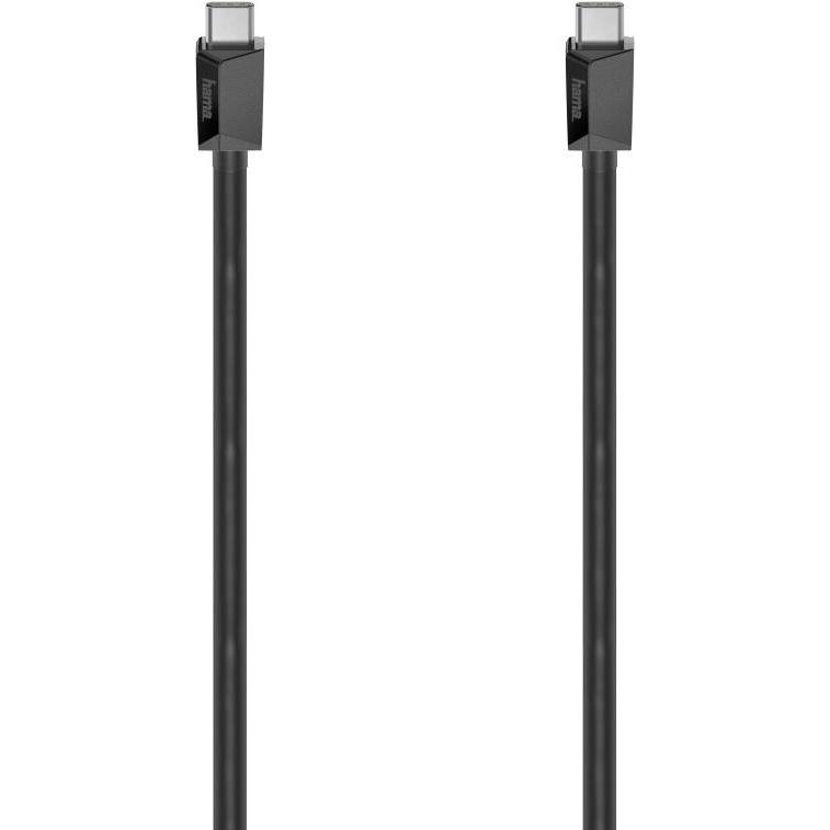 Hama USB-C-Kabel, E-Marker, USB 3.2 Gen2, 10 Gbit/s, 5 A, 100 W, 2,00 m (2 m, USB 3.2 Gen 2), USB Kabel