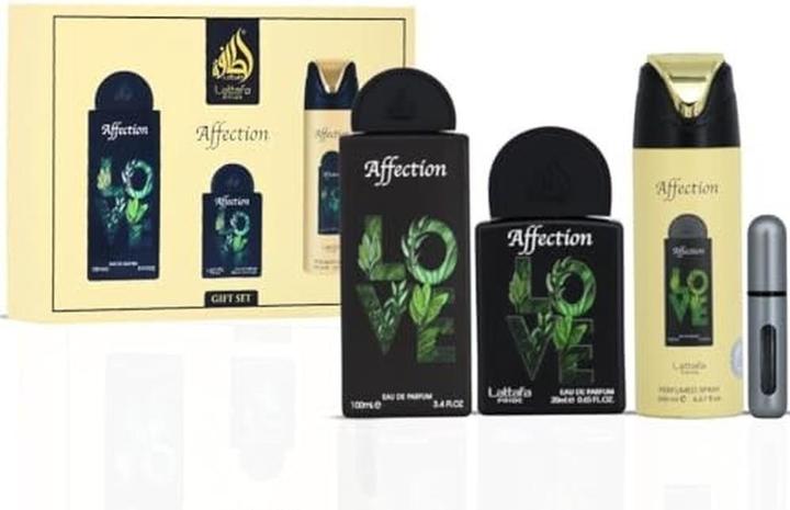 Image du produit Lattafa Pride Affection Eau De Parfum 100 Ml Eau De Parfum 20 Ml Deodorant 200 Ml (Coffret de parfum)