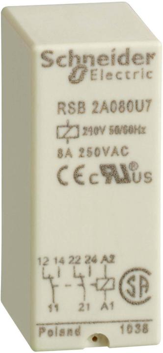 Produktbild APC Schneider Electric GmbH Steckrelais 240V AC RSB2A080U7