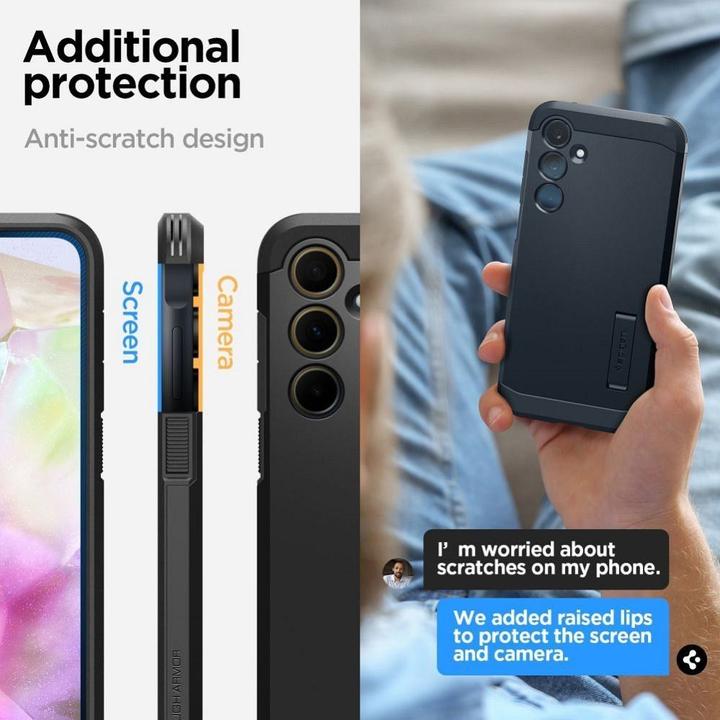 Immagine prodotto Spigen Tough Armor Sam A35 5G czarny/nero ACS07517 (Samsung Galaxy A35)