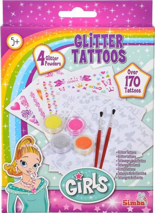 Actual product image Simba Steffi Love Glitter Tattoos