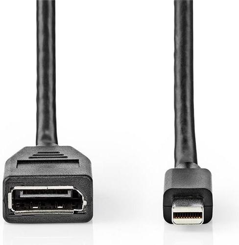 Immagine prodotto Nedis Cavo Mini DisplayPort DisplayPort 1.4 Mini DisplayPort Maschio DisplayPort Femmina 48 Gbps Nichel (0.20 m, DisplayPort)
