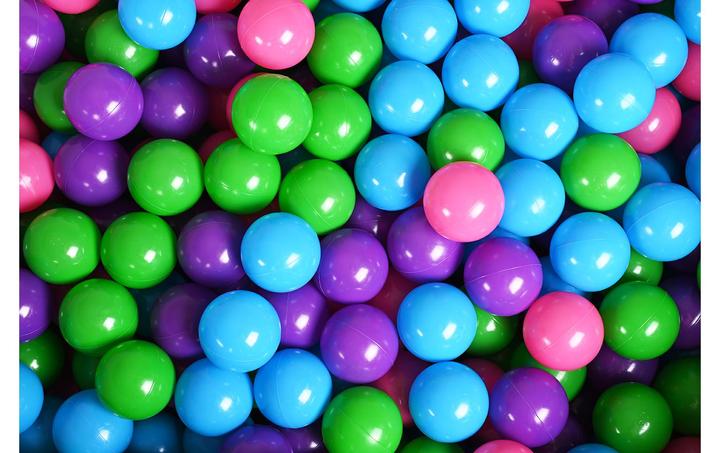 Actual product image Knorrtoys Bällebad soft - "Grey" 300 balls softcolor' (ca. 6cm Durchmesser)