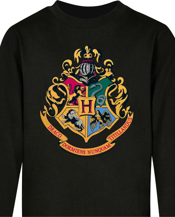 Produktbild Absolute Cult Kids Harry Potter - Hogwarts Crest Gold Longsleeve - 124315 (122, 128)