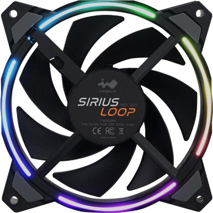 Actual product image In Win Sirius Loop ASL120 (120 mm, 3 x)
