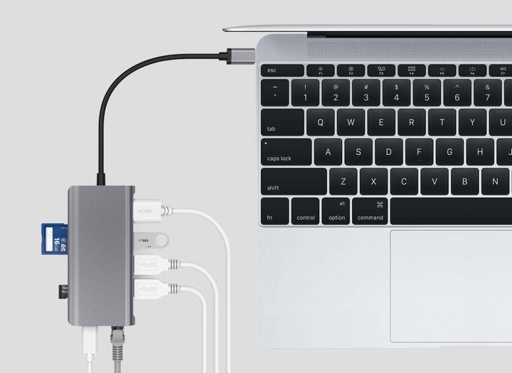Actual product image LMP Mini (USB-C, 8 Ports)
