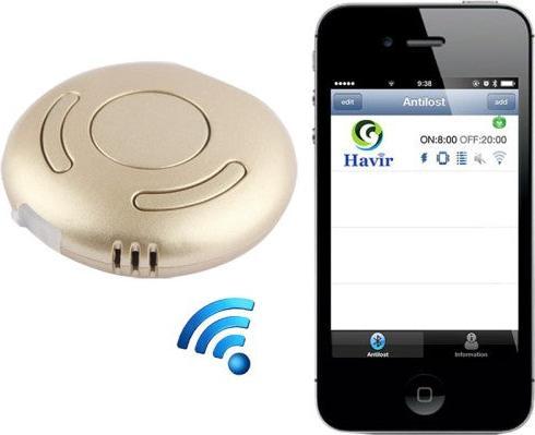 Image du produit Hermex HAVIR Bluetooth Anti-Lost pour Apple - Or (iOS)