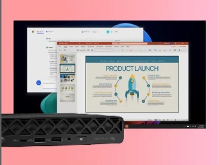 Produktbild HP Hewlett-Packard ELITEDESK 8 MINI G1A AI R5 340 16GB 512GB (512 GB, 16 GB)