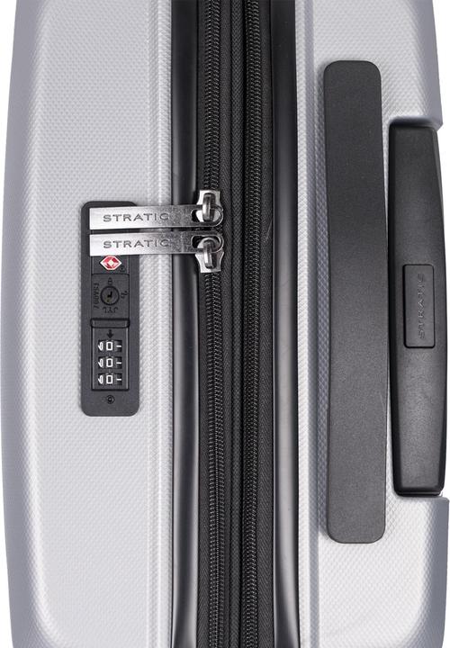 Produktbild Stratic Bright+ 4 Rollen Kabinentrolley S 56 cm mit Dehnfalte (37 l)