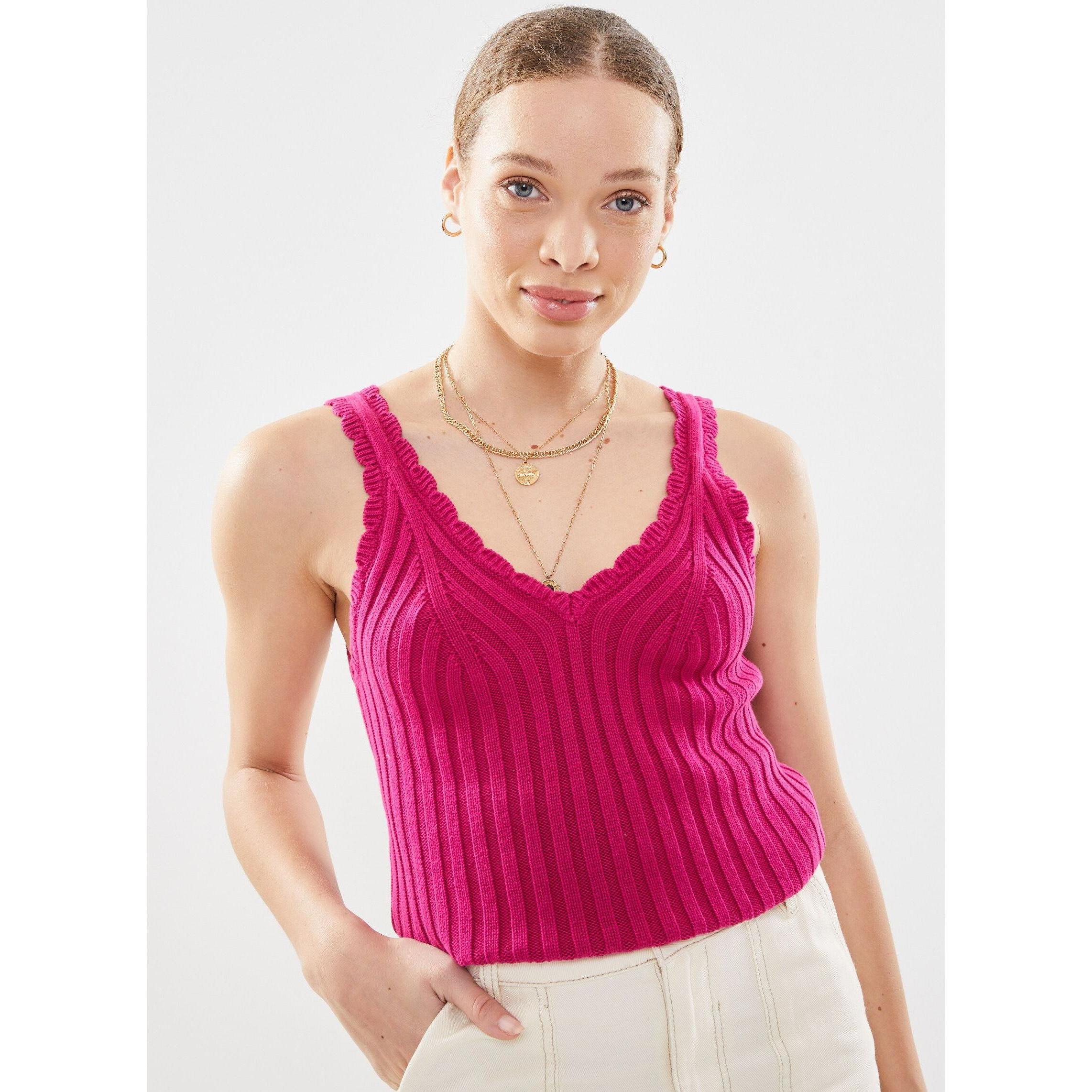 La Petite Étoile, Damen, Shirt, daen-top diara, Violett, (M)