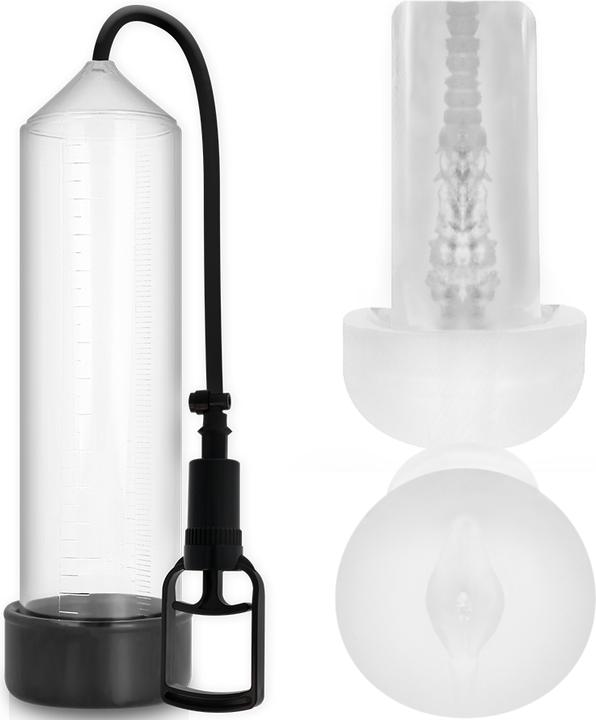 Image du produit Pump Addicted Rx7 Transparent Avec Masturbateur