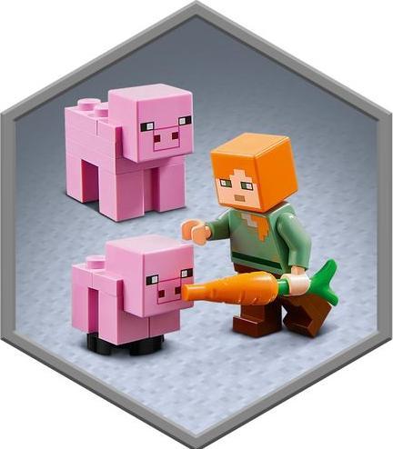 Produktbild LEGO Das Schweinehaus (21170, LEGO Minecraft)