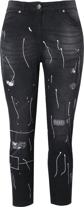 Produktbild Angel of Style Jeans, Slim Fit, Farbspritzer, 5-Pocket (48)