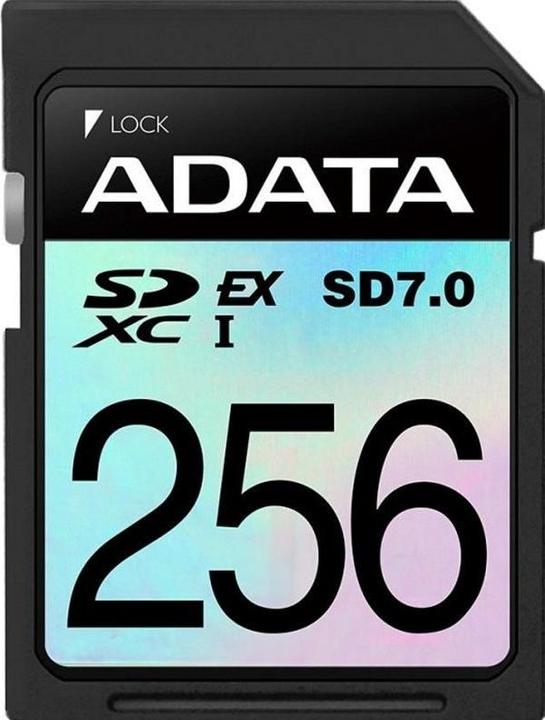 Actual product image Adata SD Card SDXC Premier Extreme (256 GB, SDXC, U3, UHS-I)